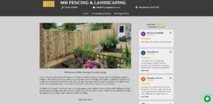 MH Fencing and Landscaping Home Page