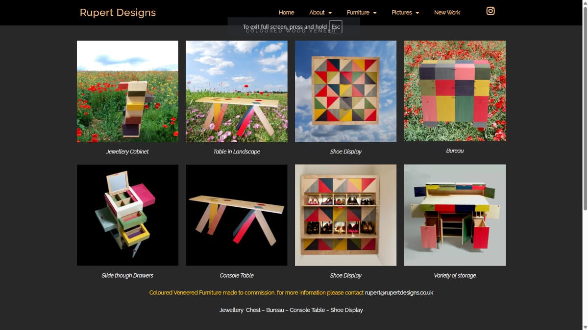Rupert Designs - Warminster Web
